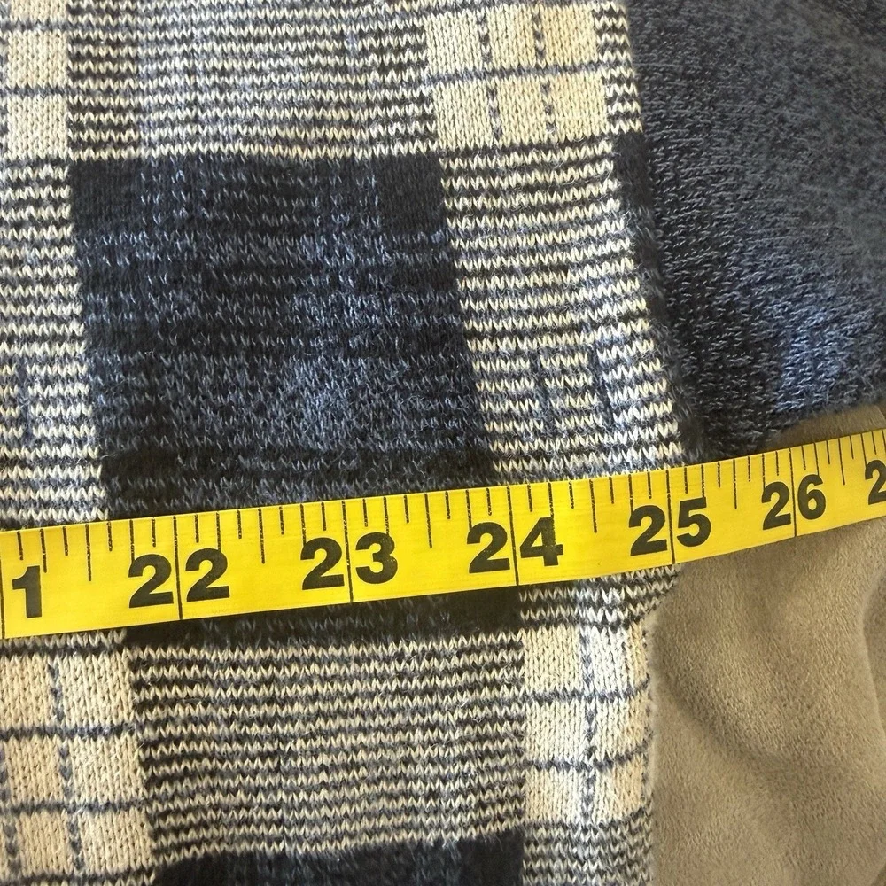 Vtg Slazenger‎ Mens Sweater Blue Plaid El Paso Country Club Golf XXL Old Money